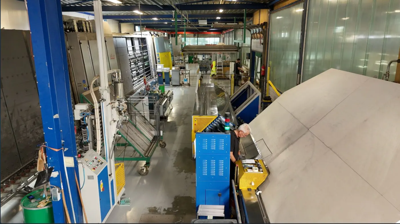 Glasproject uitgevoerd door Hermans Groep